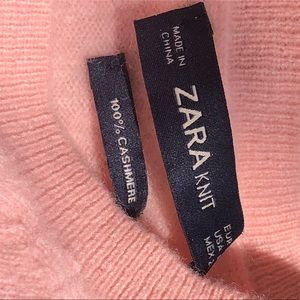 Zara pink sweater